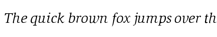 Preview of Slimbach Italic