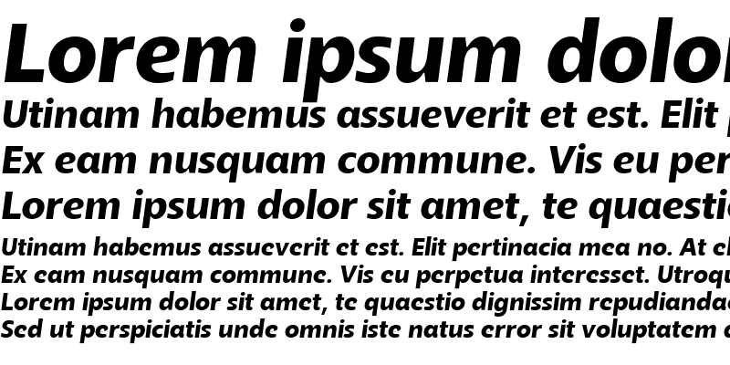 Sample of Slippy Italic