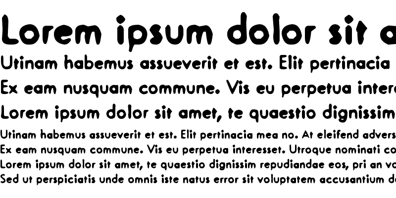 Sample of Smerkan Bold