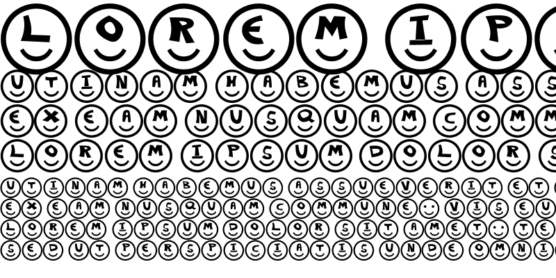 Sample of Smiley Faces