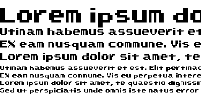 Sample of SMW Text Font