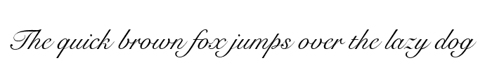 Preview of SnellRoundhand Script Italic