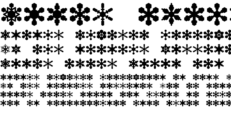 Sample of SnowflakeAssortment Regular