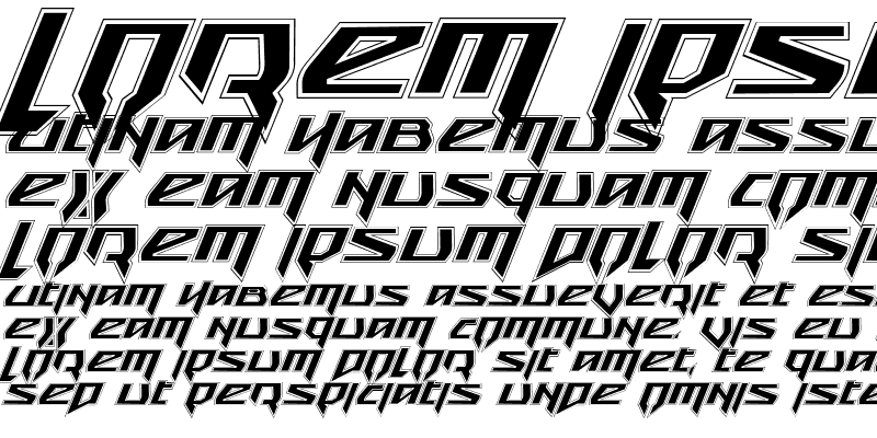 Sample of Snubfighter Academy Italic