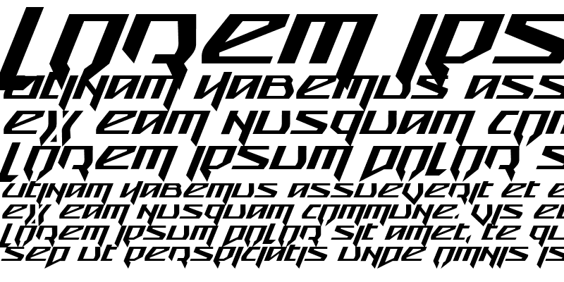 Sample of Snubfighter Italic