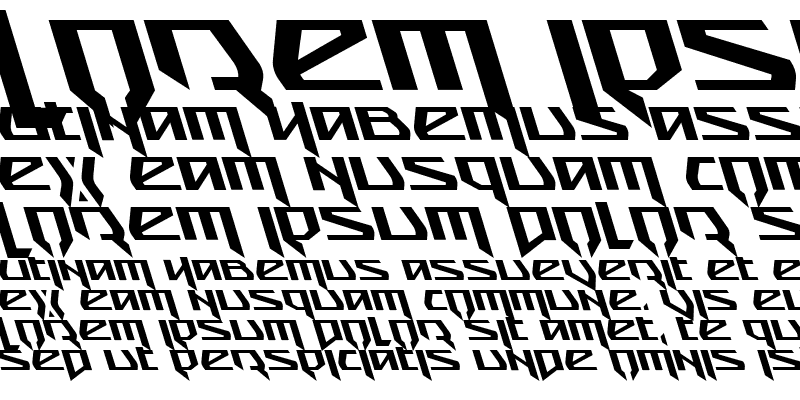 Sample of Snubfighter Leftalic Italic
