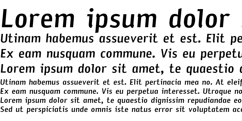 Sample of Sodium Italic