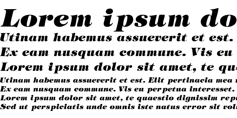 Sample of SophisticateBlackSSK Italic