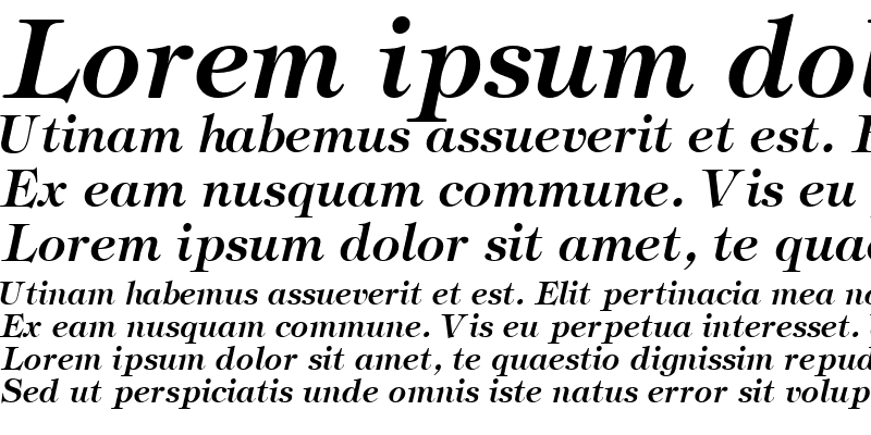 Sample of SophisticateSSK Bold Italic