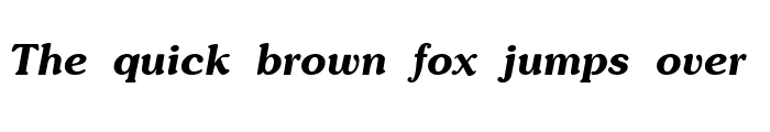 Preview of SoutaneExtrabold Italic