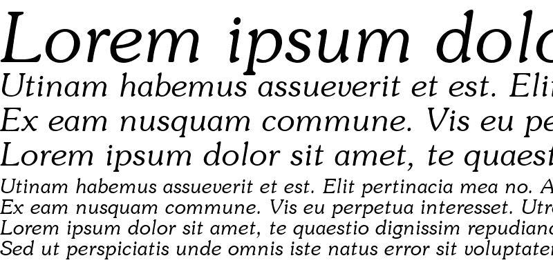 Sample of Southern Italic
