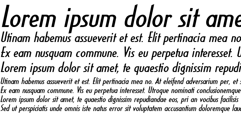 Sample of Southwestern-Extended Bold Italic