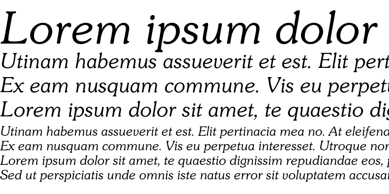 Sample of SouvenirEF-LightItalic