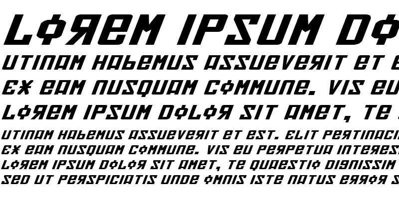 Sample of Soviet X-Expanded Italic