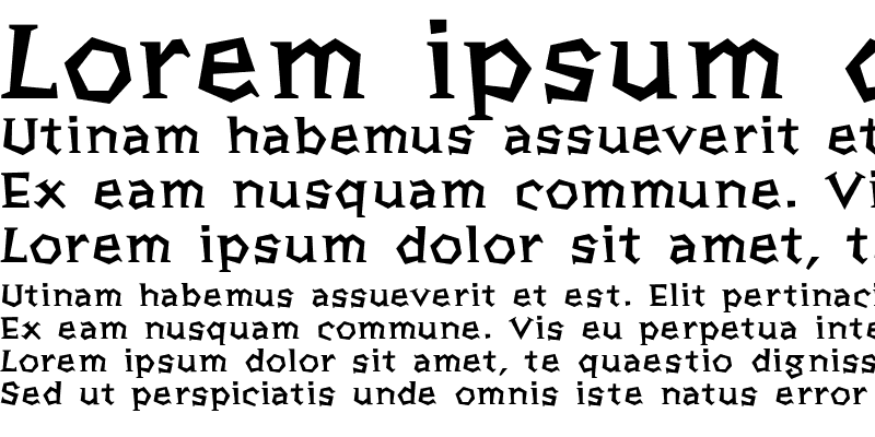 Sample of SP Elder Serif