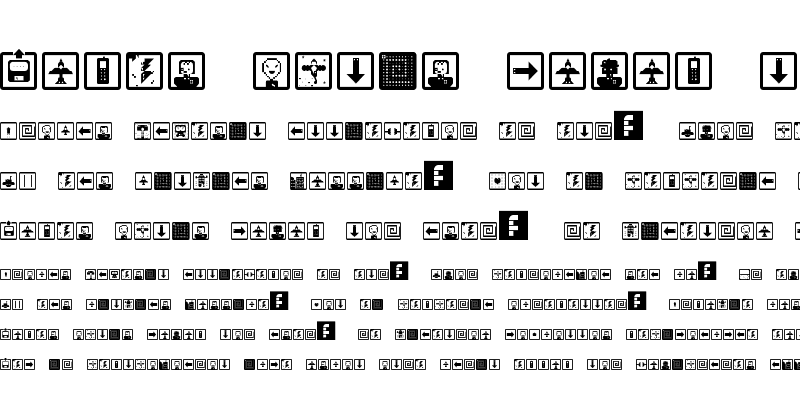 Sample of space game icons