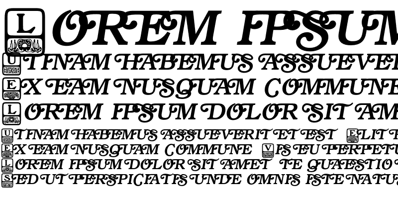 Sample of SpecialAlphabets P05