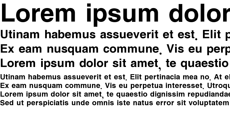 Sample of Speda Bold