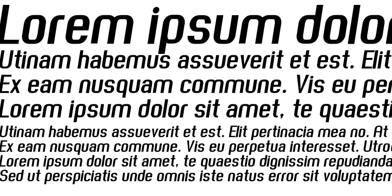 Sample of Spinn Bold Italic