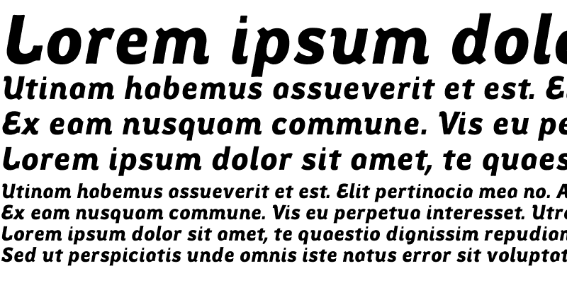 Sample of Spotka AlternateBlack Italic