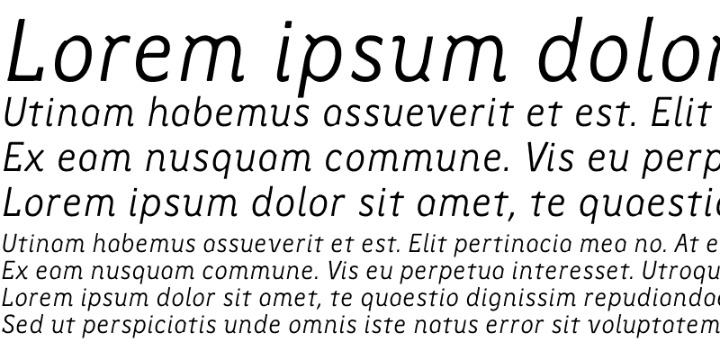Sample of SpotkaRegular Italic