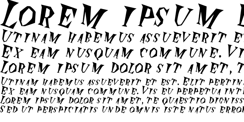 Sample of Spunk Italic