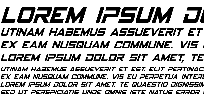 Sample of Spy Agency Condensed Italic Condensed Italic