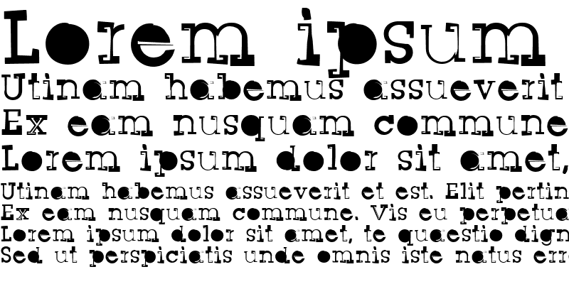 Sample of SqSerifTwo