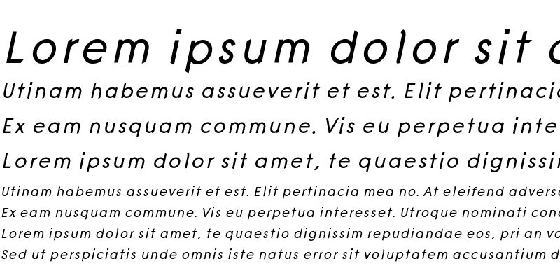 Sample of SR FahMai Bold Italic