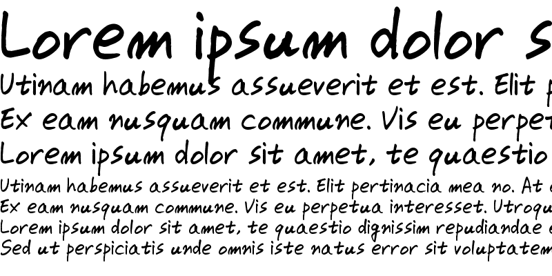 Sample of SSVeryBadHandwriting