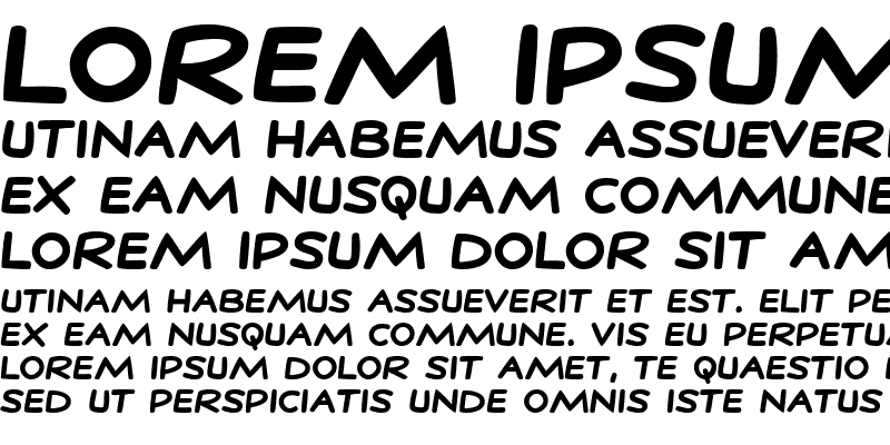 Sample of StanLeeBold