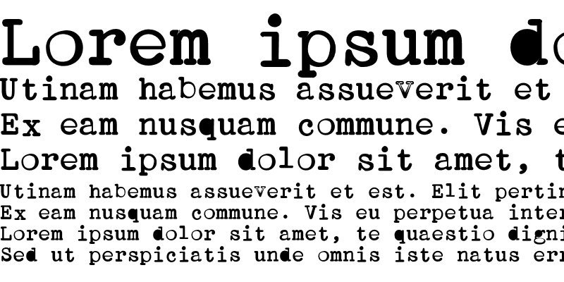 Sample of STAPortableBold