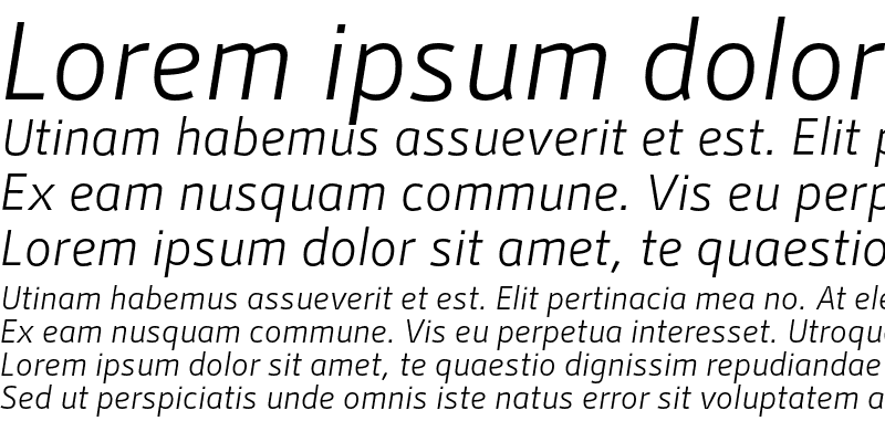 Sample of Stat Text Pro Light Italic