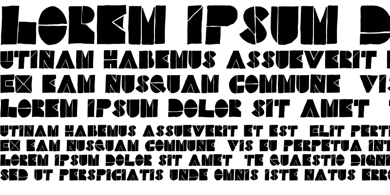 Sample of Stefffont Set B