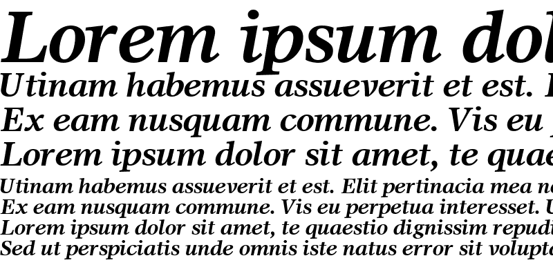 Sample of Sterling SSi Bold Italic