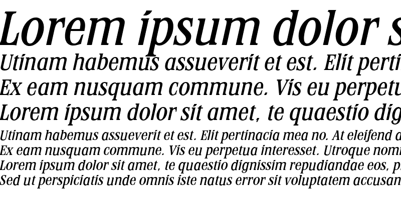 Sample of StirlingMediumItalic Roman