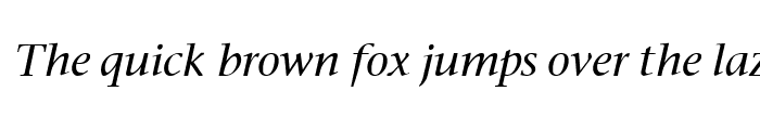 Preview of Stone Serif Italic