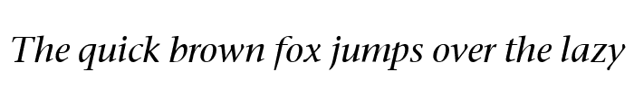 Preview of Stone Serif ITC Medium Italic