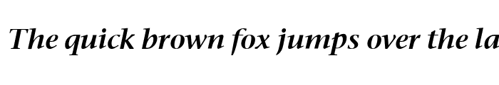 Preview of Stone Serif ITC Semi Italic
