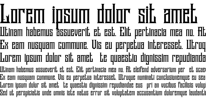 Sample of Stonebangs Typeface Regular