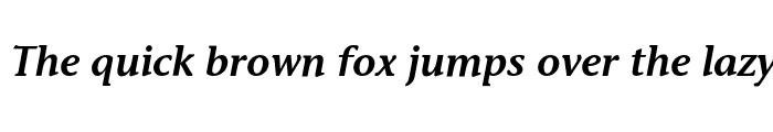 Preview of StoneInforEF SemiBold Italic