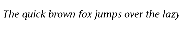Preview of StoneInformal Italic