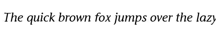 Preview of StoneInformal LT Italic