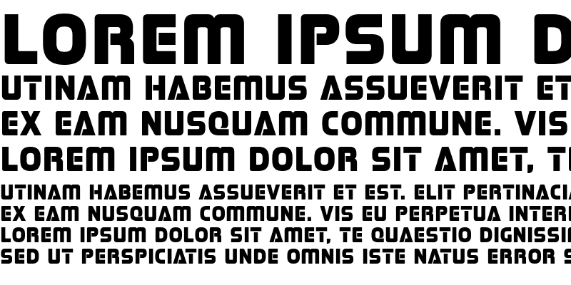 Sample of Stormfaze Regular