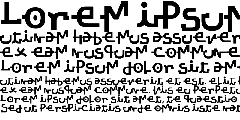 Sample of Stretched Signature Ext Bold