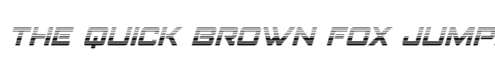 Preview of Strike Fighter Gradient Italic Italic