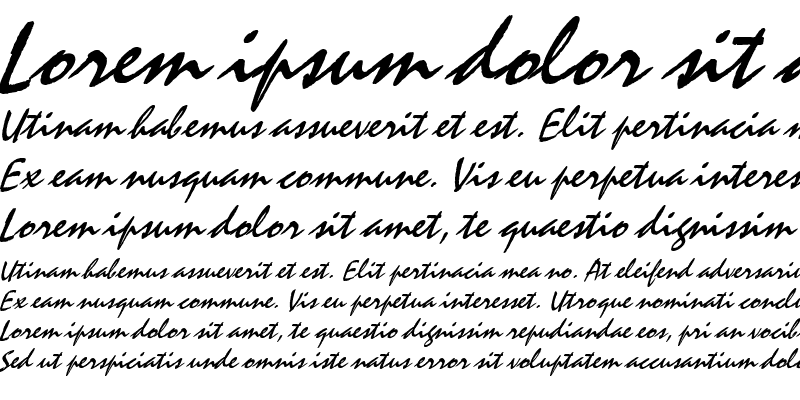 Sample of Stucco Italic