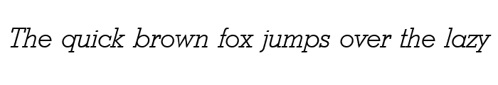 Preview of StymieLight RegularItalic