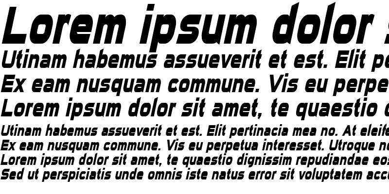 Sample of Sui Generis Condensed Bold Italic
