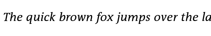 Preview of Sun Serif- Italic
